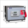 Két sắt mini Việt Tiệp KW39E điện tử khóa chìa thông minh chống đánh