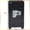 Két sắt Welko US1080FE vân tay điện tử xuất khẩu Mỹ