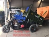 Xe điện ba bánh lái vô lăng chở vật liệu