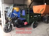 Xe điện ba bánh lái vô lăng chở vật liệu