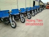Xe điện ba bánh chở gạch