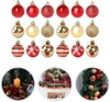 Set 50 Châu 40mm/Tông đỏ vàng [50pcs Christmas Ball Ornaments 40mm/Red and Gold]