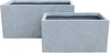 Chậu Ximang Chữ nhật [Rectangular Concrete Planter] (D80H40)