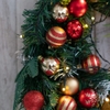 Set 50 Châu 40mm/Tông đỏ vàng [50pcs Christmas Ball Ornaments 40mm/Red and Gold]