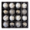 Set 16 Châu 80mm [16pcs Christmas Ball Ornaments 80mm]