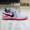 Giày Bóng Đá Nike Tiempo Xám Đỏ TF