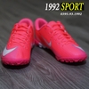 Giày Bóng Đá Nike Mercurial 13 Academy Hồng Vạch Trắng TF
