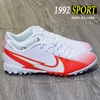 Giày Bóng Đá Nike Mercurial Vapor 13 Academy Trắng Đỏ Vạch Trắng TF