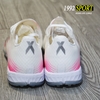 Giày Bóng Đá Adidas X Ghosted .1 Trắng Hồng Vạch Đen TF
