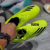 Giày Bóng Đá Adidas X Ghosted.1 Xanh Chuối Vạch Đen TF
