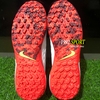 Giày Bóng Đá Nike Tiempo 8 Pro Trắng Đế Đỏ Rằn Ri TF