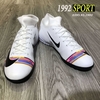 Giày Bóng Đá Nike Mercurial VaporX XII Trắng Vạch Cầu Vồng TF