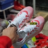 Giày Bóng Đá Nike Vapor 13 Pro Trắng Chấm Đỏ TF