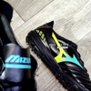 Giày Bóng Đá Mizuno Morelia Neo 3 Đen Vạch Xanh TF