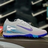 Giày Bóng Đá Nike Mercurial Vapor 16 Elite Trắng Xanh Hologram Cổ Lửng TF
