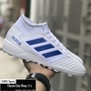 Giày Bóng Đá Adidas Predator 19.3 Trắng Vạch Xanh Biển TF