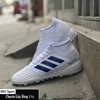 Giày Bóng Đá Adidas Predator 19.3 Trắng Vạch Xanh Biển TF