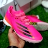 Giày Bóng Đá Adidas X Ghosted.1 Hồng Vạch Đen TF