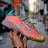 Giày Bóng Đá Adidas X Speedflow.1 Hồng Cam Vàng Vạch Trắng TF