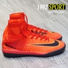 Giày Bóng Đá Nike Mercurial X Superfly Đỏ Thẫm Vạch Đen Cổ Cao TF