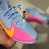 Giày Bóng Đá Nike Mercurial Superfly 7 Elite Xanh Ngọc Hồng Vạch Vàng TF