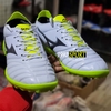 Giày Bóng Đá Mizuno Morelia Neo 3 Trắng Vạch Đen Đế Xanh Chuối TF