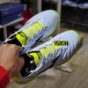 Giày Bóng Đá Mizuno Morelia Neo 3 Trắng Vạch Đen Đế Xanh Chuối TF