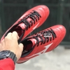 Giày Bóng Đá Mizuno Monarcida Neo Ckassic Đỏ Trắng Đế Đen TF
