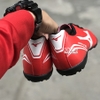Giày Bóng Đá Mizuno Monarcida Neo Ckassic Đỏ Trắng Đế Đen TF