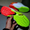 Giày Bóng Đá Nike React Tiempo Legend 9 Pro Trắng Đỏ Vạch Vàng TF