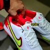 Giày Bóng Đá Nike React Tiempo Legend 9 Pro Trắng Đỏ Vạch Vàng TF