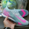 Giày Bóng Đá Nike Mercurial Vapor 16 Elite Xám Xanh Vạch Hồng Cổ Lửng TF