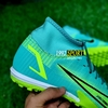 Giày Bóng Đá Nike Mercurial Superfly 8 Academy EURO Xanh Ngọc Cổ Cao V2 TF