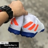 Giày Bóng Đá Adidas Nemeziz 19.3 Messi Trắng Vạch Cam TF