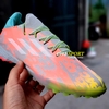 Giày Bóng Đá Adidas X Speedflow.1 Hồng Cam Vàng Vạch Trắng TF