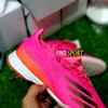 Giày Bóng Đá Adidas X Ghosted.1 Hồng Vạch Đen TF