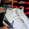Giày Bóng Đá Nike Mercurial Superfly 7 Elite Trắng Vạch Đen TF