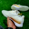 Giày Bóng Đá Adidas Xghosted.1 Trắng Vạch Vàng Đồng TF