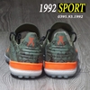 Giày Bóng Đá Adidas X Xanh Bộ Đội Viền Cam TF
