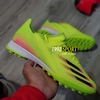 Giày Bóng Đá Adidas X GHOSTED.1 Xanh Lá Vạch Đen Hồng TF