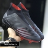 Giày Bóng Đá Adidas Predator 19+ Đen Vằn Đỏ FG