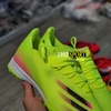 Giày Bóng Đá Adidas X GHOSTED.1 Xanh Lá Vạch Đen Hồng TF