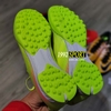 Giày Bóng Đá Adidas X GHOSTED.1 Xanh Lá Vạch Đen Hồng TF