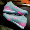Giày Bóng Đá Nike Mercurial Superfly 10 Elite Xám Xanh Vạch Hồng Cổ Cao TF
