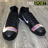 Giày Bóng Đá Nike Mercurial VaporX XII Đen Vạch Cầu Vồng TF