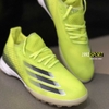 Giày Bóng Đá Adidas X Ghosted.1 Xanh Lá Vạch Đen TF