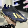 Giày Bóng Đá Adidas X 19+ Tím Than Vạch Đồng FG