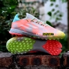 Giày Bóng Đá Adidas X Speedflow.1 Hồng Cam Vàng Vạch Trắng TF
