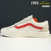 Giày Sneakers Van Style 36 Trắng Đỏ