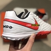 Giày Bóng Đá Nike Tiempo 8 Pro Trắng Đế Đỏ TF